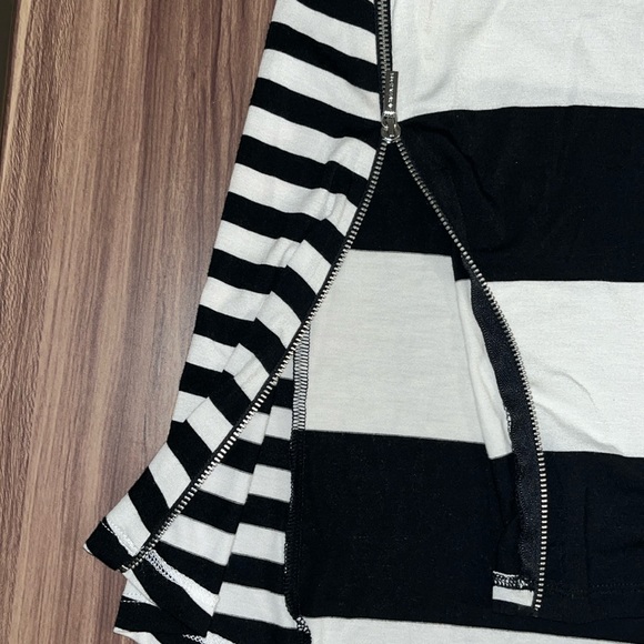 Michael Kors, black and white stripe tank top - Picture 3 of 7